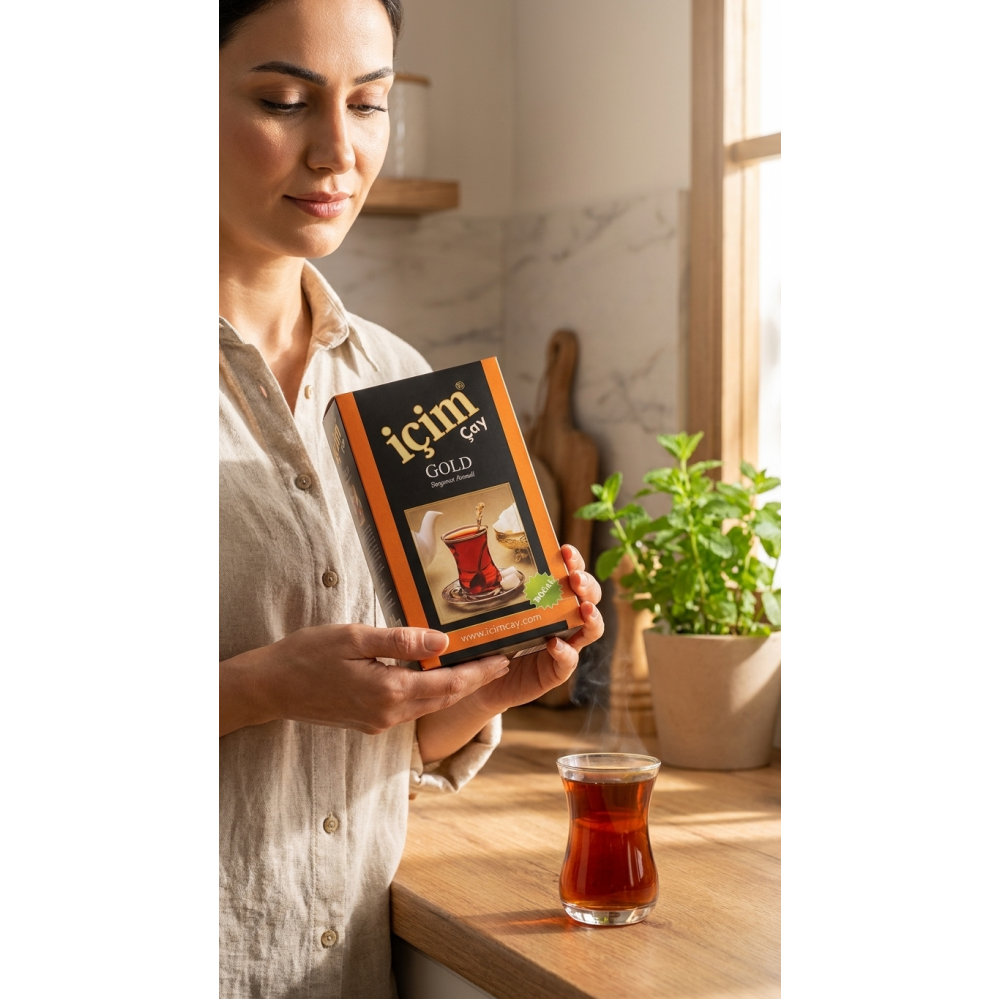 İçim Çay Gold 500 gr Bergamot Aromalı